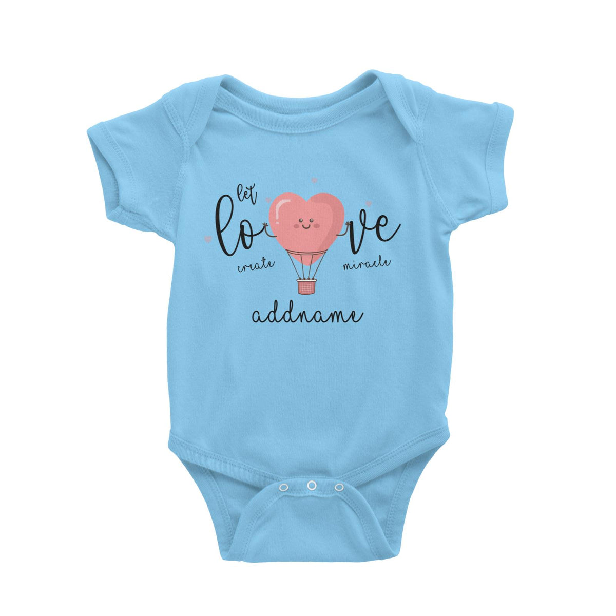 Let Love Create Miracle Baby Romper