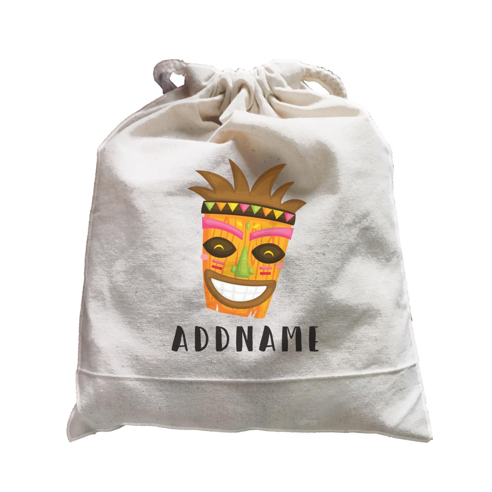 Birthday Hawaii Happy Tribal Mask Addname Satchel