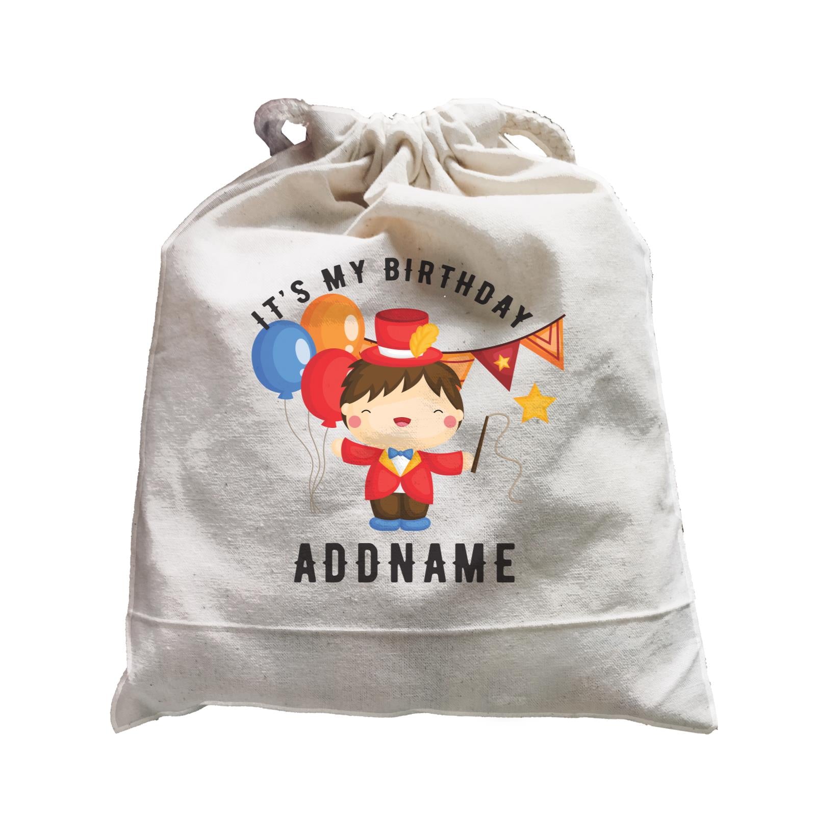 Birthday Circus Happy Boy Leader of Performance It's My Birthday Addname Satchel