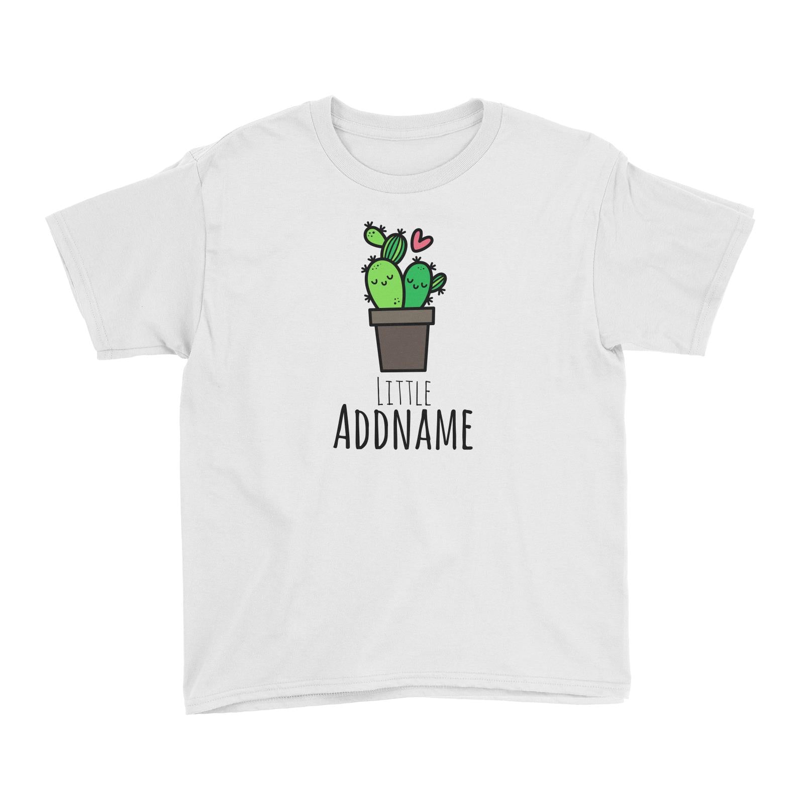 Drawn Newborn Element Little Cactus Addname Kid's T-Shirt