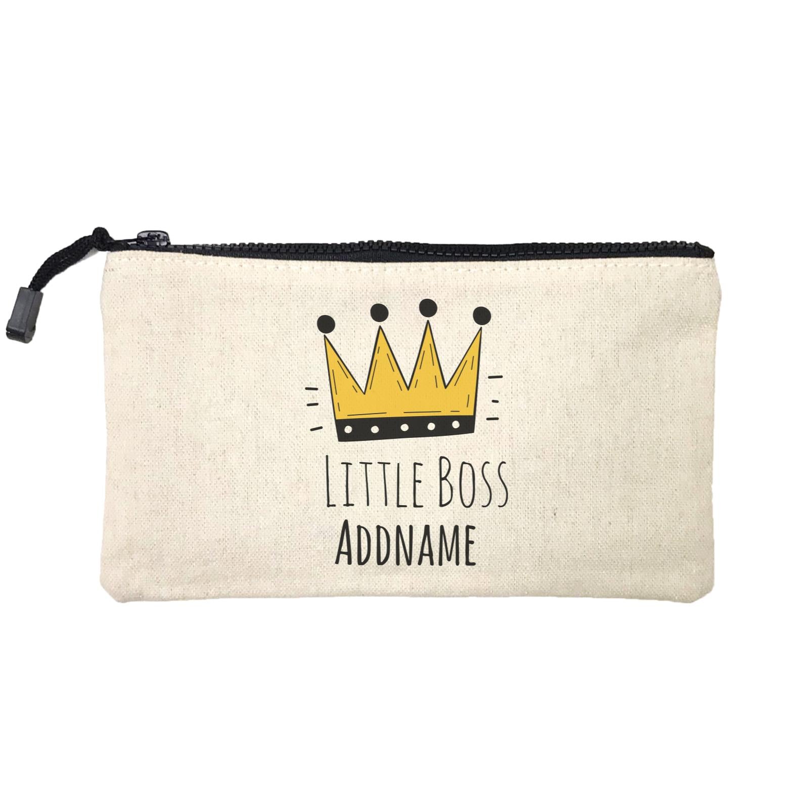 Drawn Crown Little Boss Addname Mini Accessories Stationery Pouch