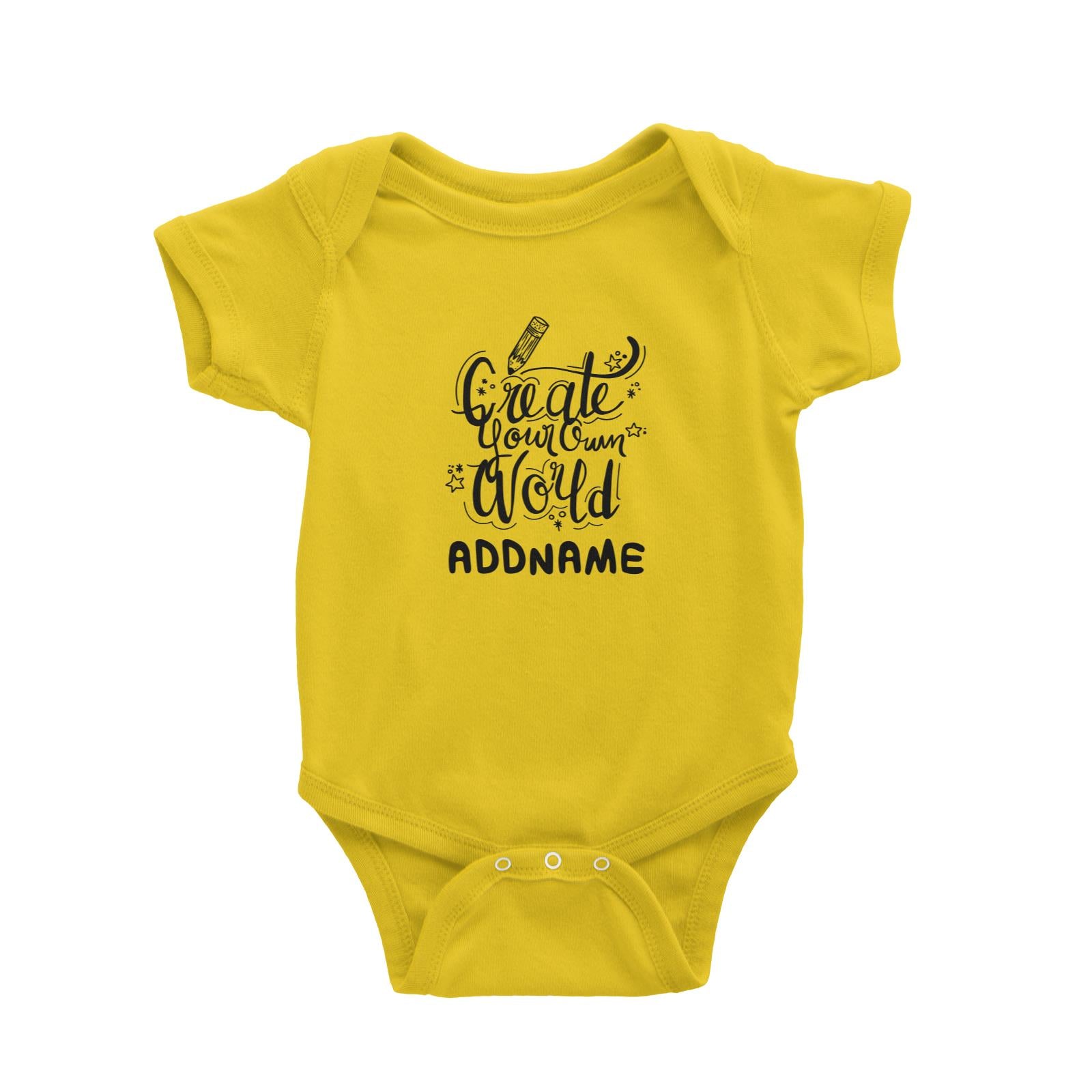 Children's Day Gift Series Create Your Own World Addname Baby Romper