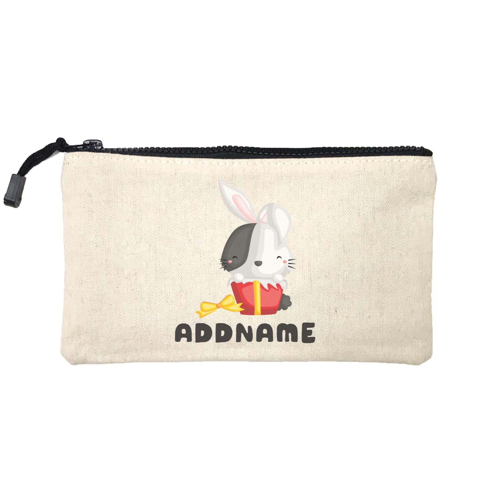Birthday Friendly Animals Happy Rabbit Inside Present Box Addname Mini Accessories Stationery Pouch