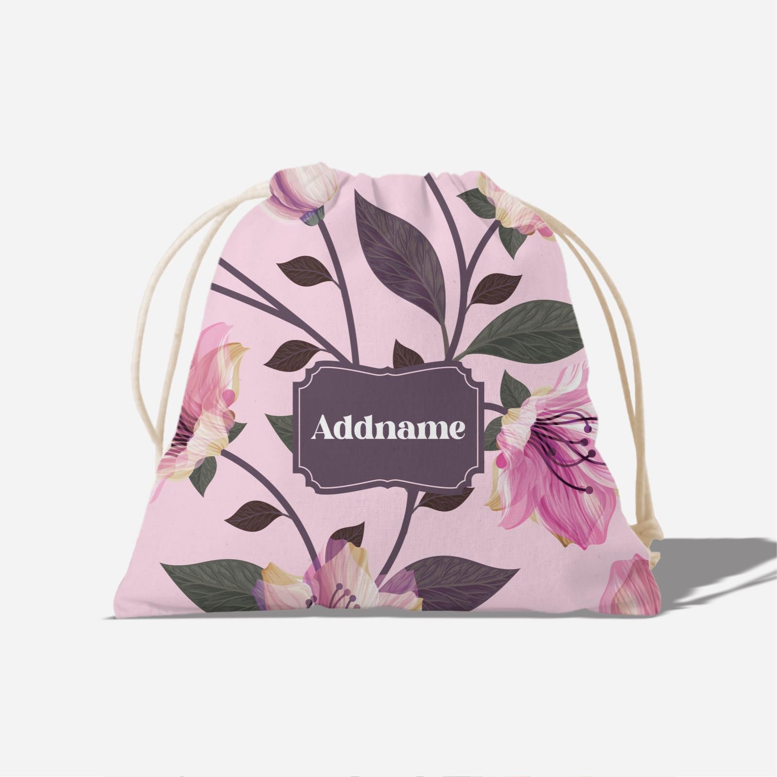 Classic Kesuma Full Print Satchel - Romantic Pink