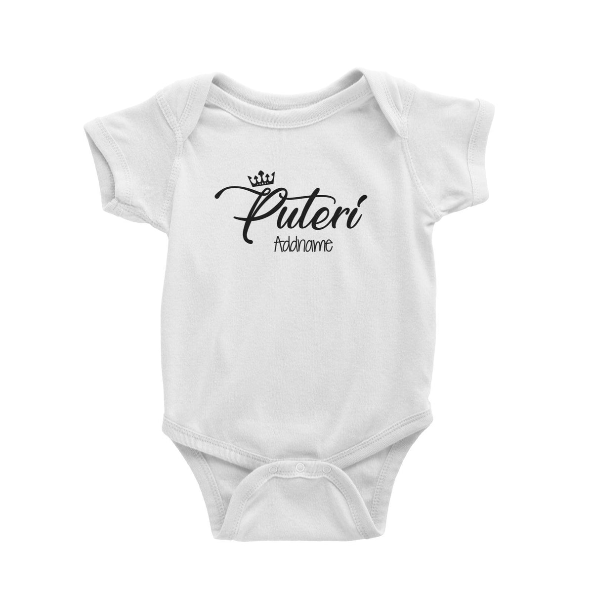 Puteri with Tiara Baby Romper