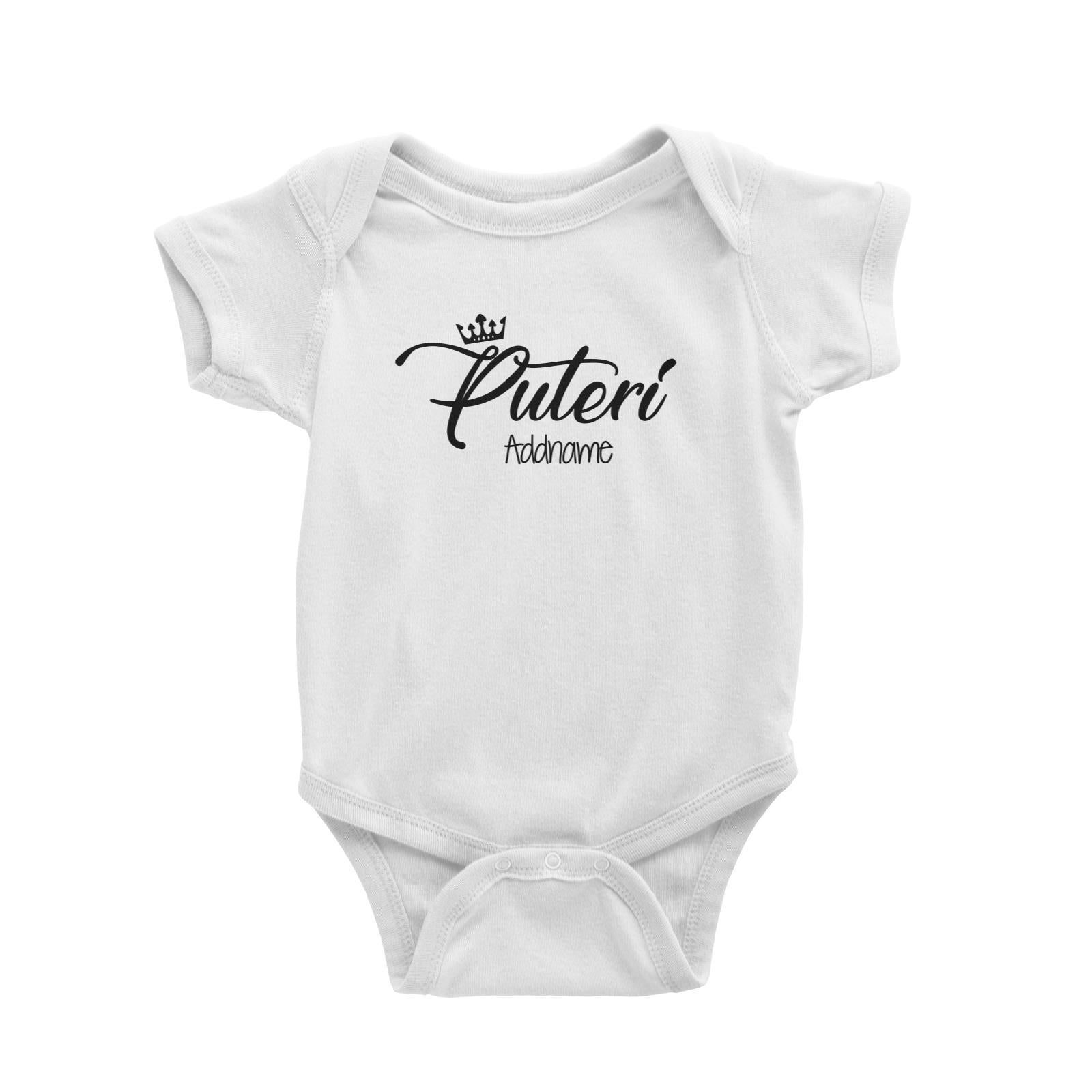 Puteri with Tiara Baby Romper