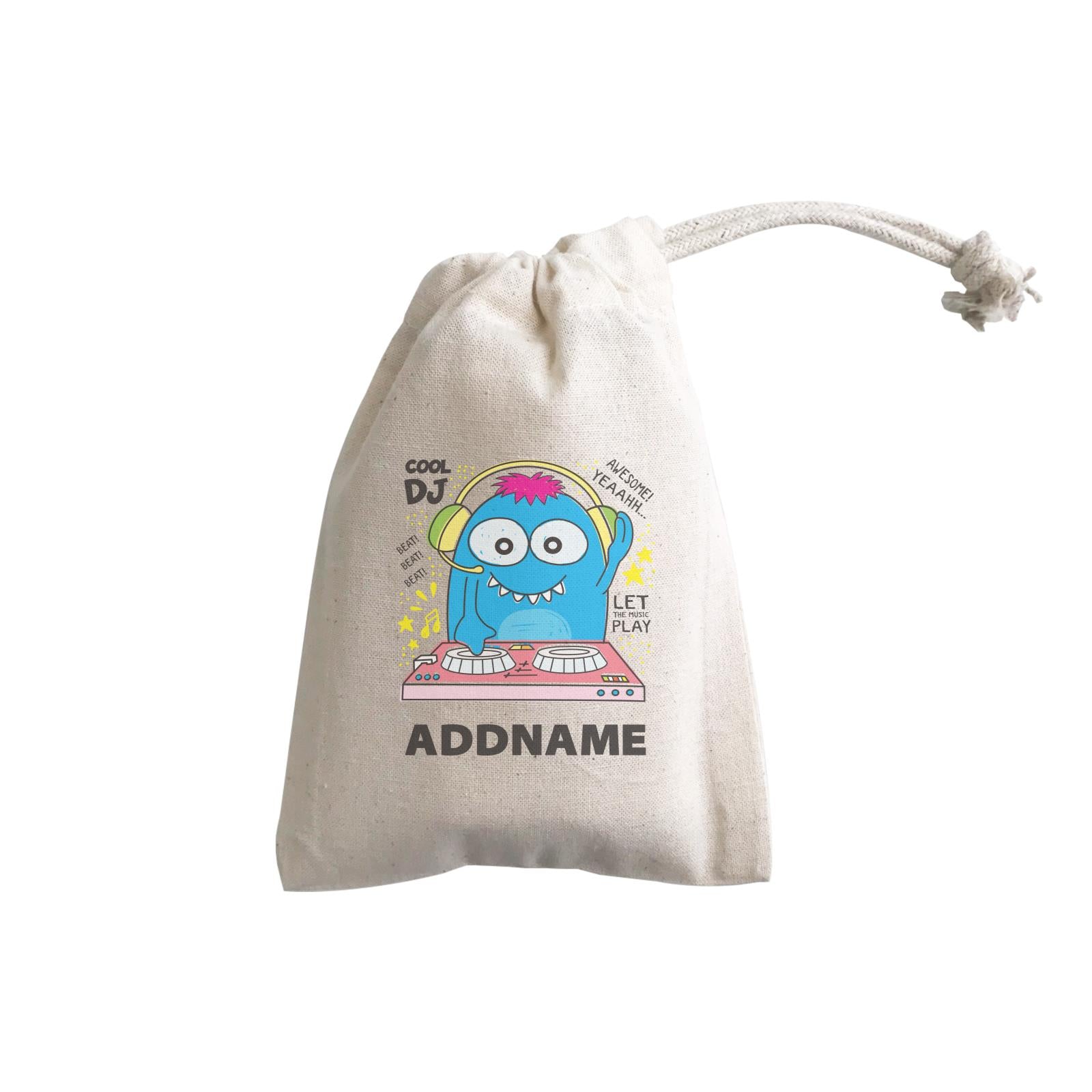 Cool Cute Monster Cool DJ Monster Addname GP Gift Pouch