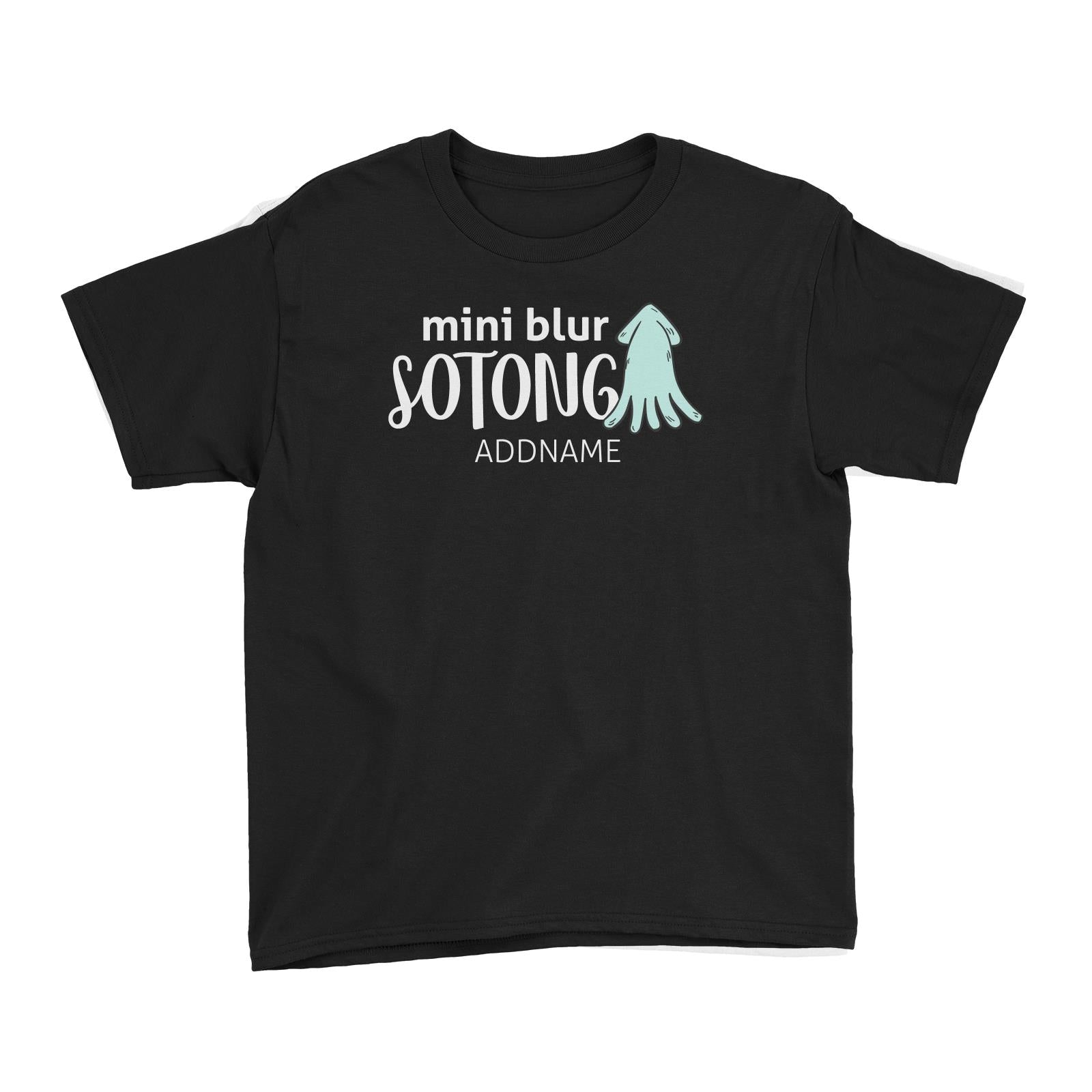 Mini Blur Sotong Kid's T-Shirt
