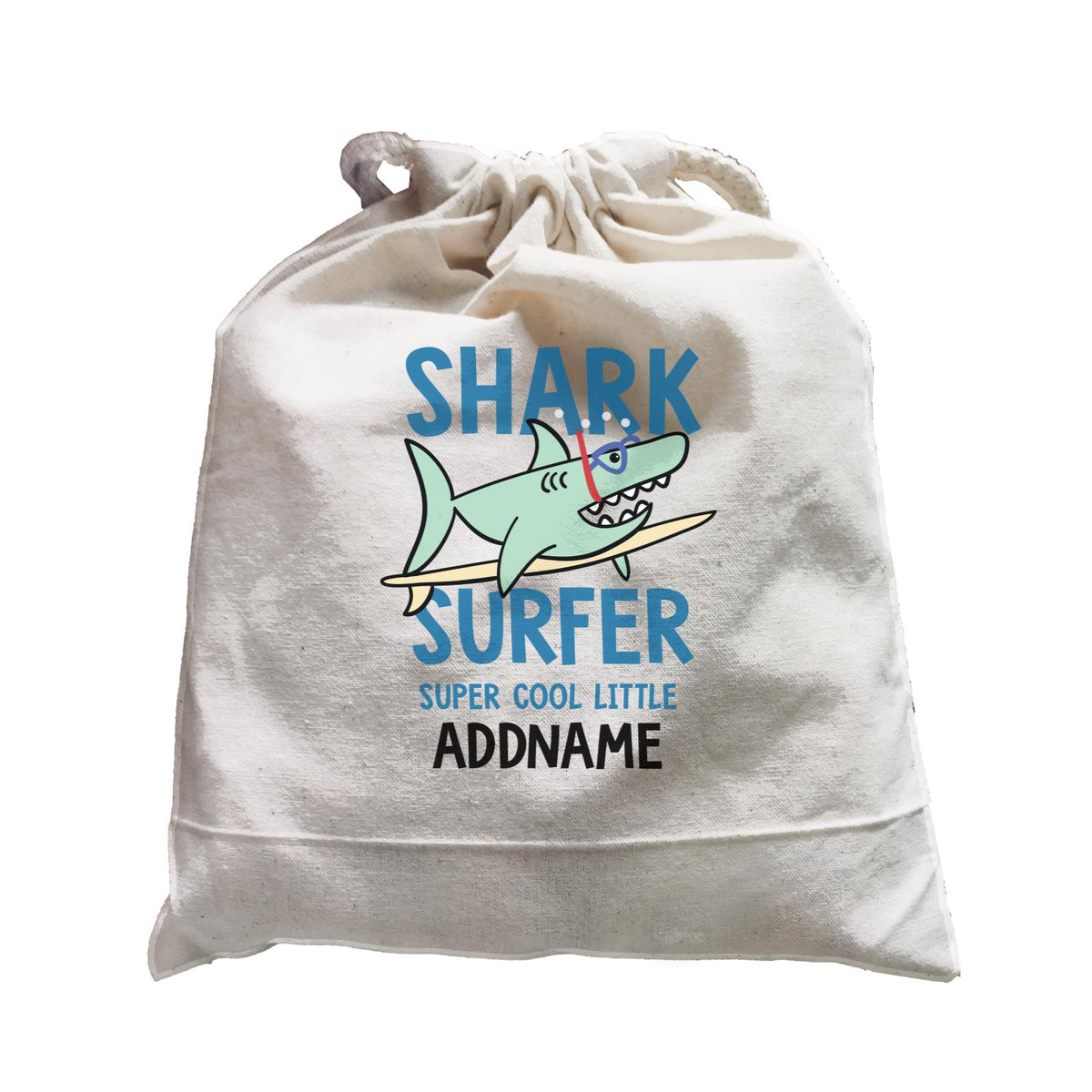 Cool Vibrant Series Shark Surfer Super Cool Little Addname Satchel