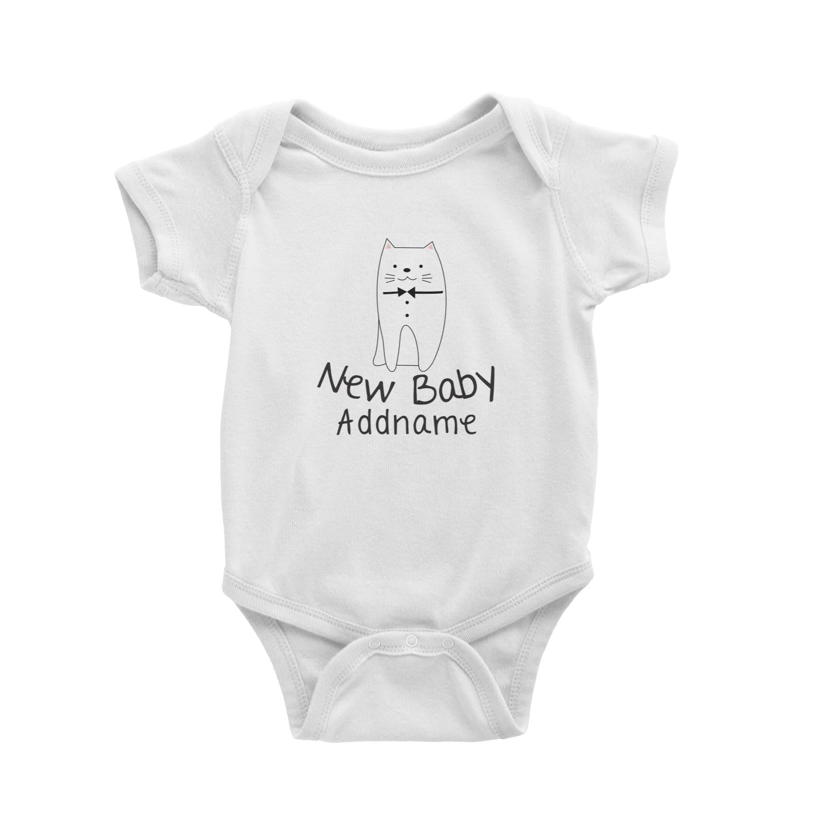 Cute Animals and Friends Series 2 Cat New Baby Addname Baby Romper