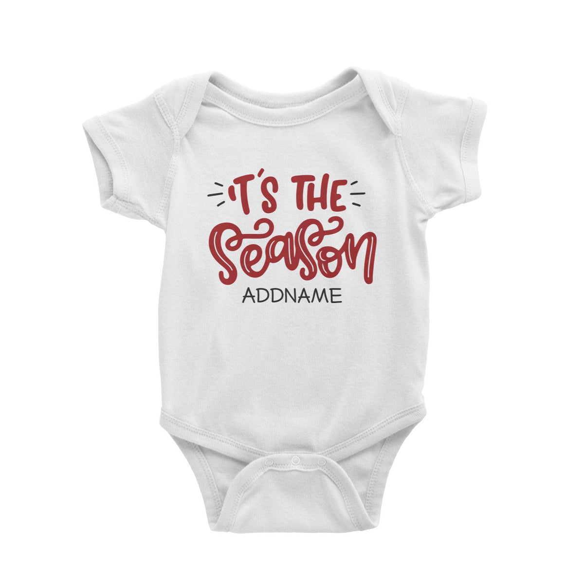 Xmas It's The Season Baby Romper