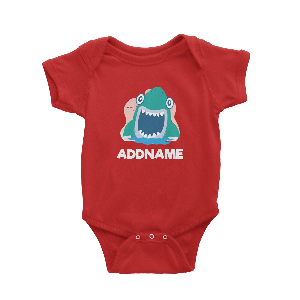 Cute Shark  Baby Romper