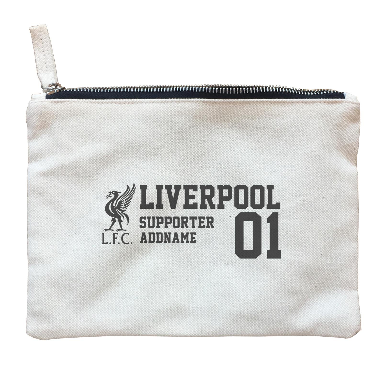 Liverpool Football Supporter Accessories Addname Zipper Pouch