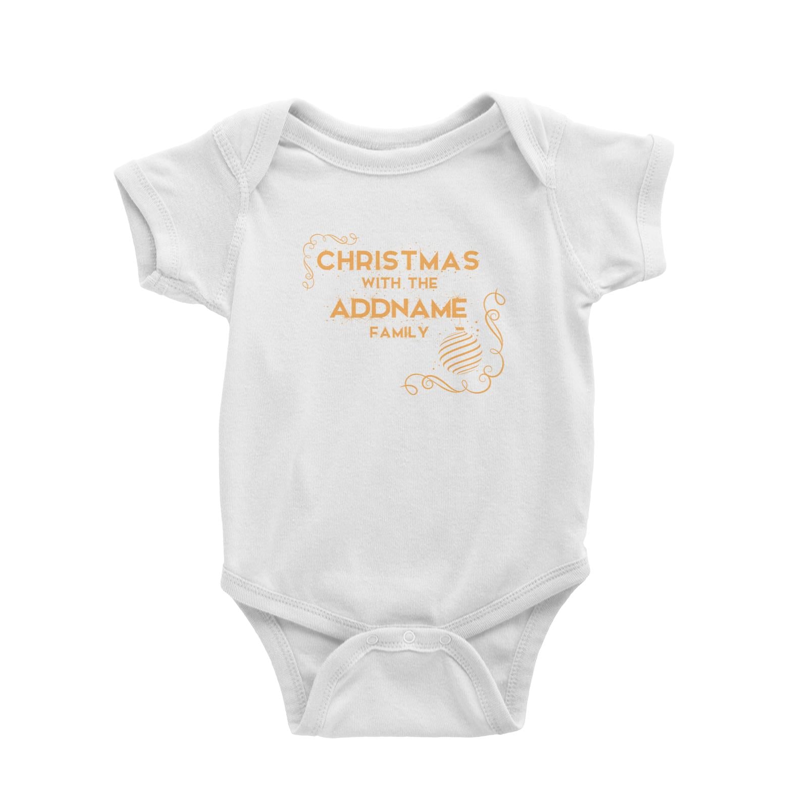 Christmas Ornamental with the Addname Family Baby Romper