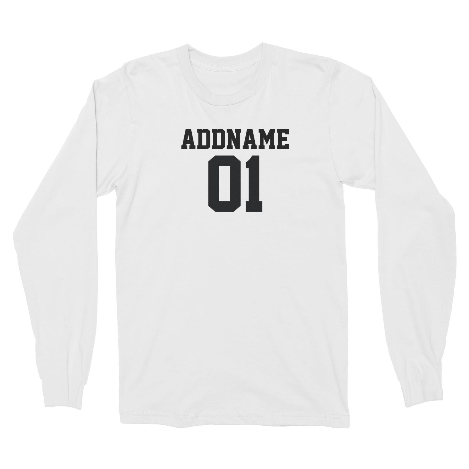 Matching Dog And Owner Add Name Add Number Long Sleeve Unisex T-Shirt