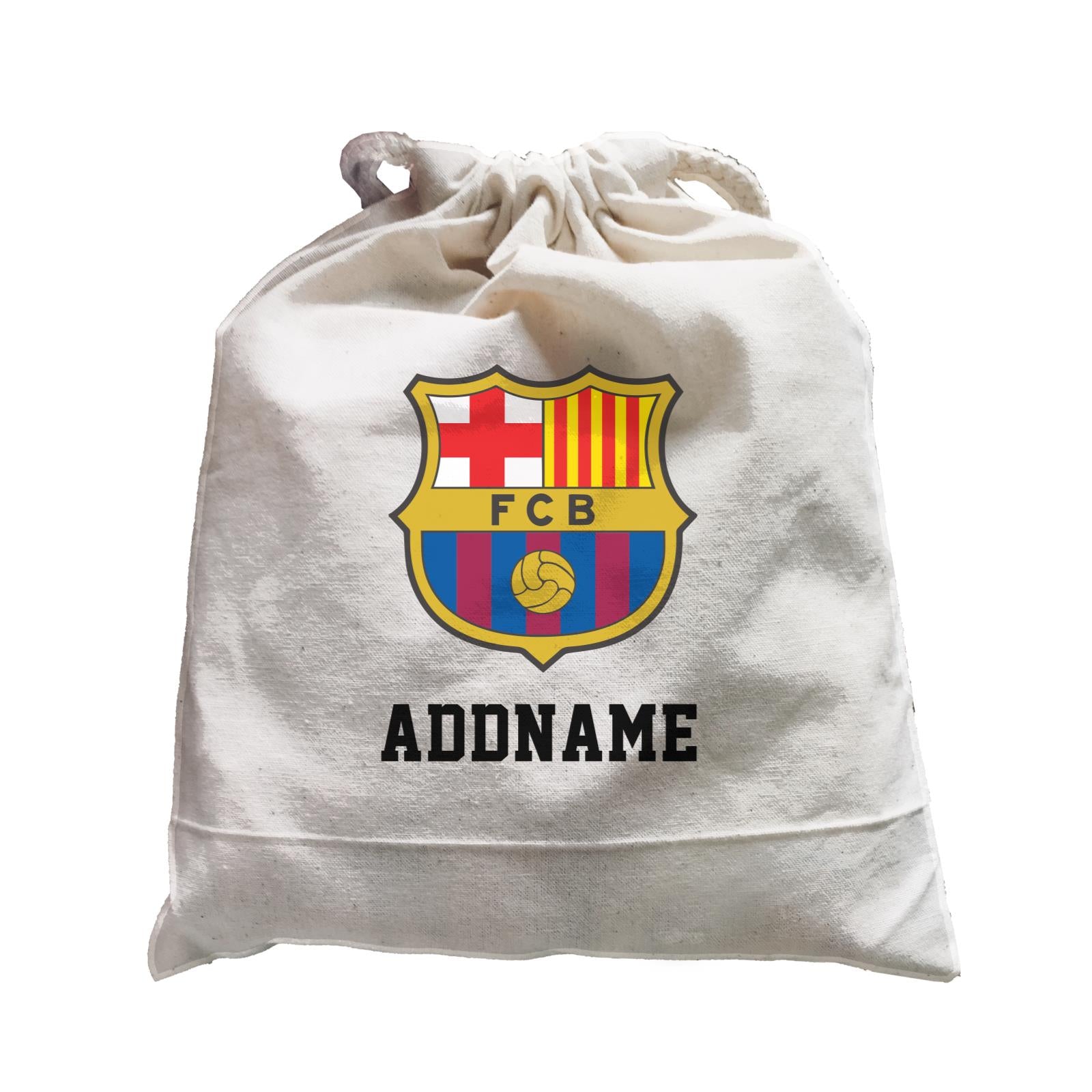 Barcelona Football Logo Addname Satchel