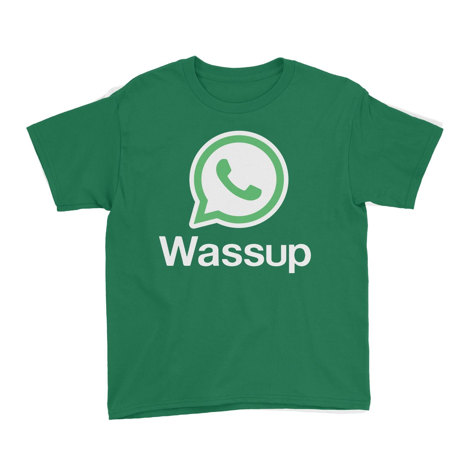 Slang Statement Wassup Kid's T-Shirt