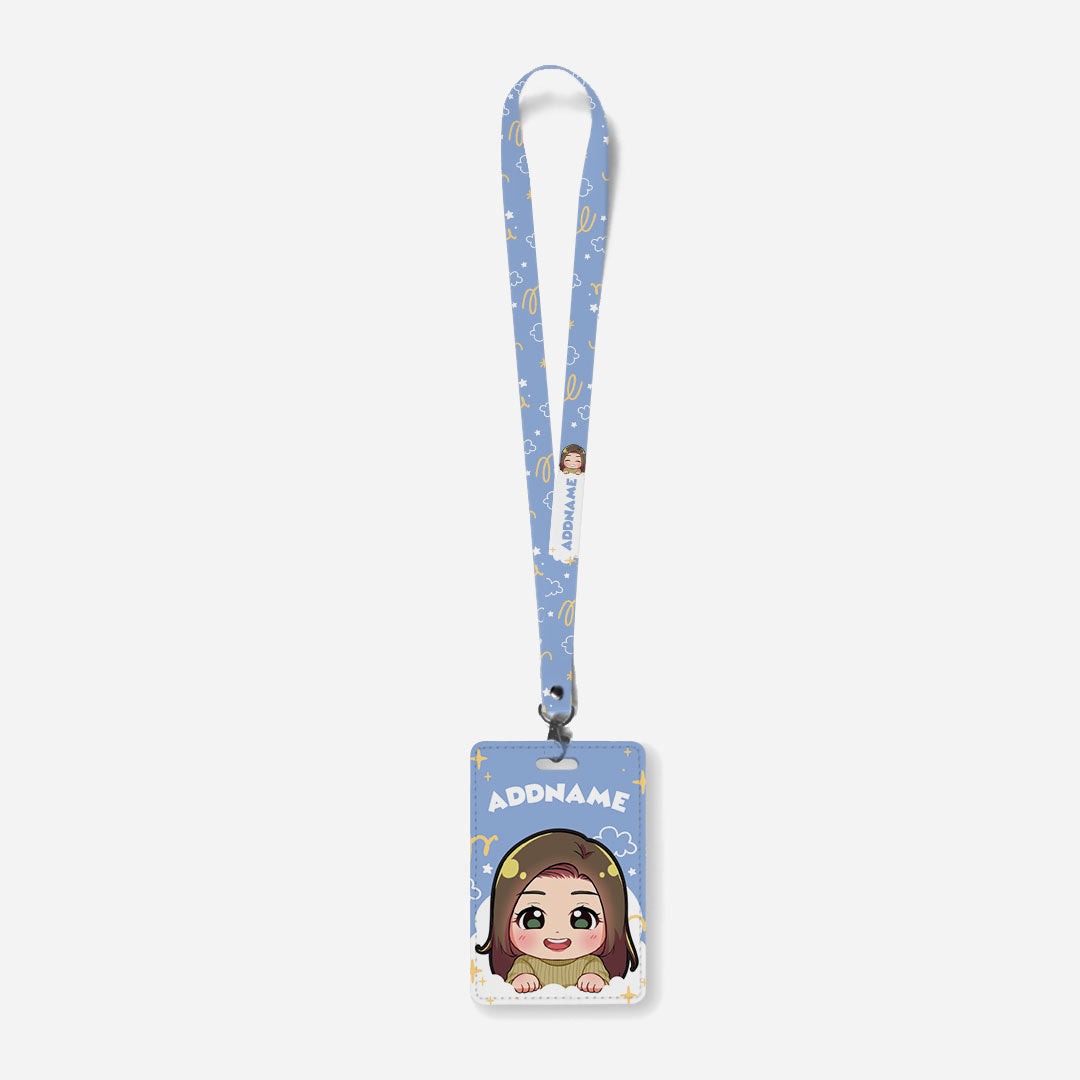 Chibi Me Series Lanyard Cardholder - Chinese Female