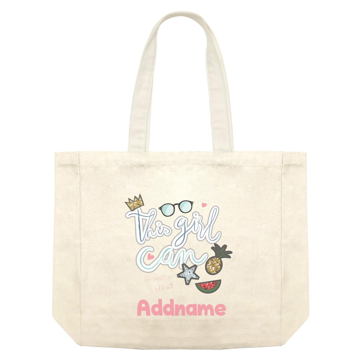 Girl Power Quotes This Girl Can Sparkle Elements With Addnames Shopping Bag