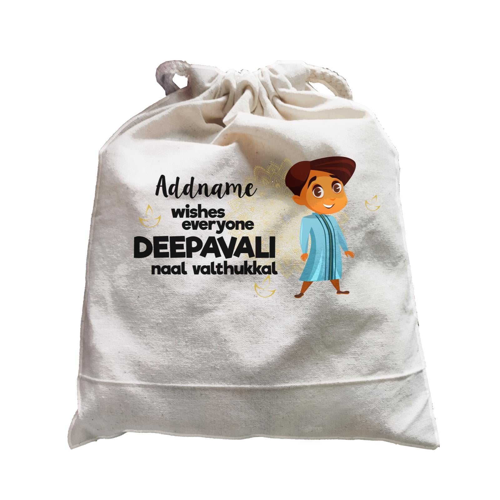 Cute Boy Wishes Everyone Deepavali Addname Satchel