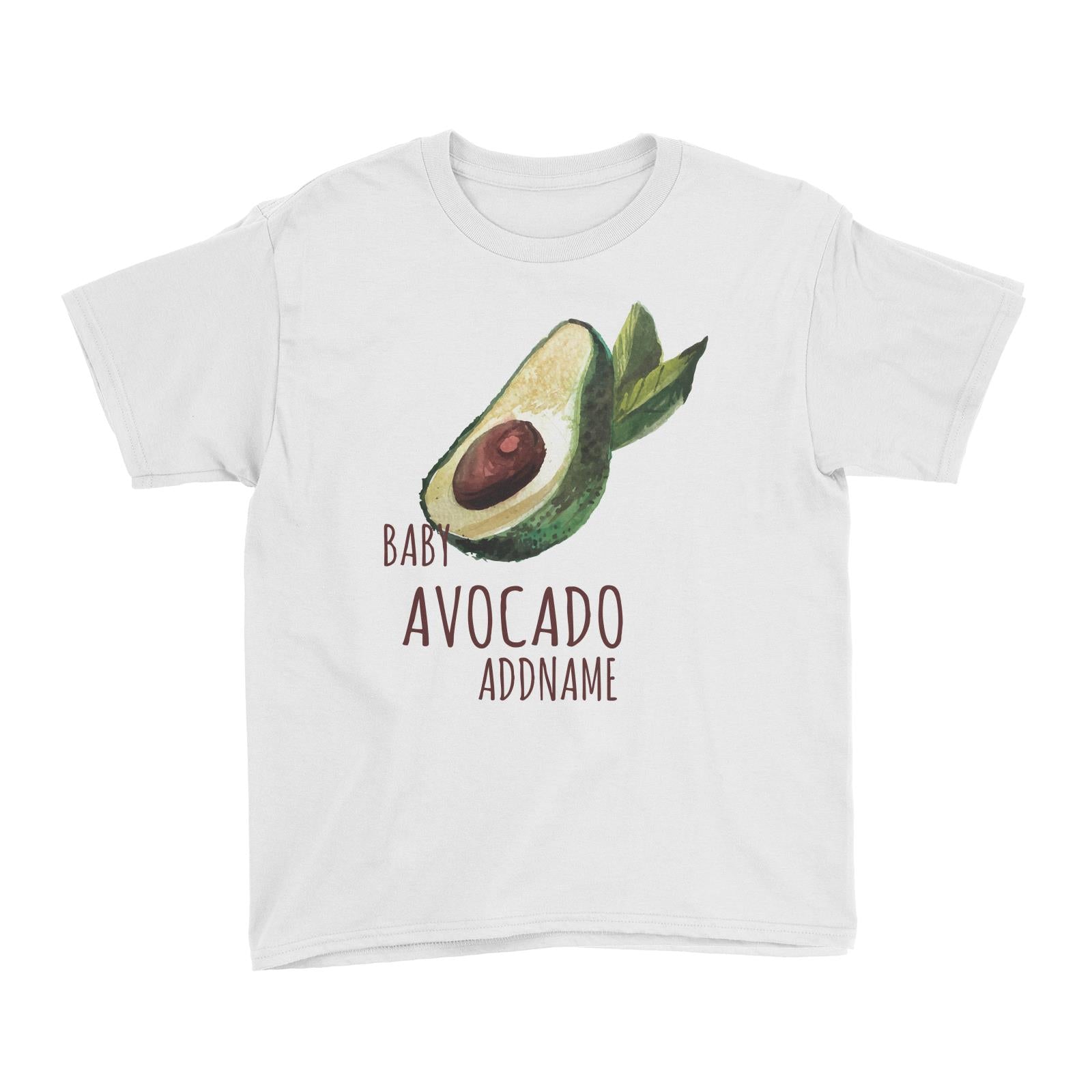Baby Avocado White Kid's T-Shirt
