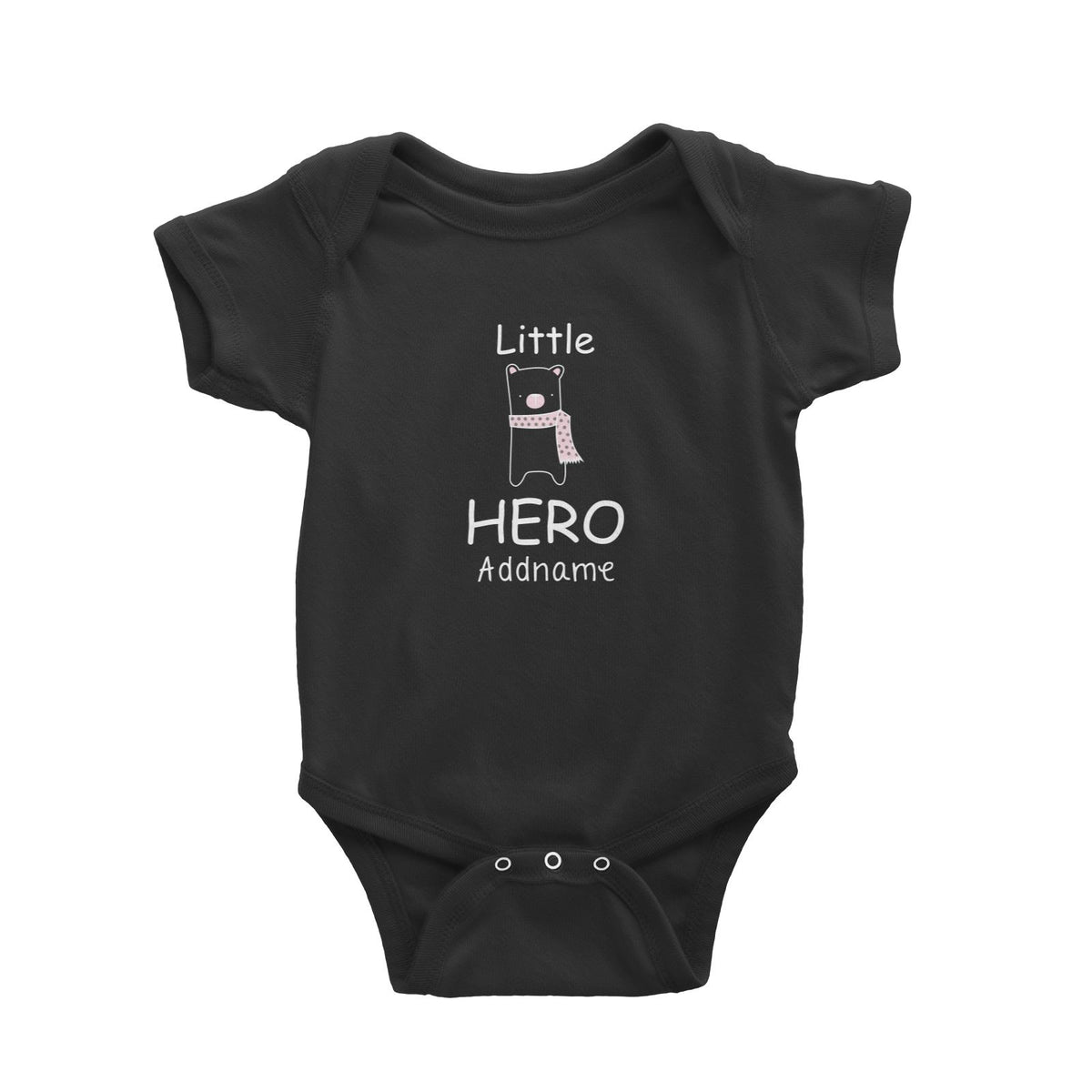 Cute Animals and Friends Series 2 Bear Little Hero Addname Baby Romper