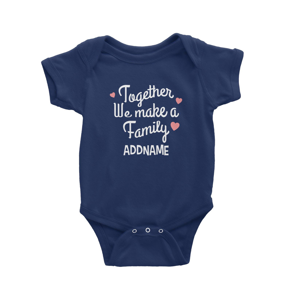 Christmas Series Together We Make A Family Baby Romper