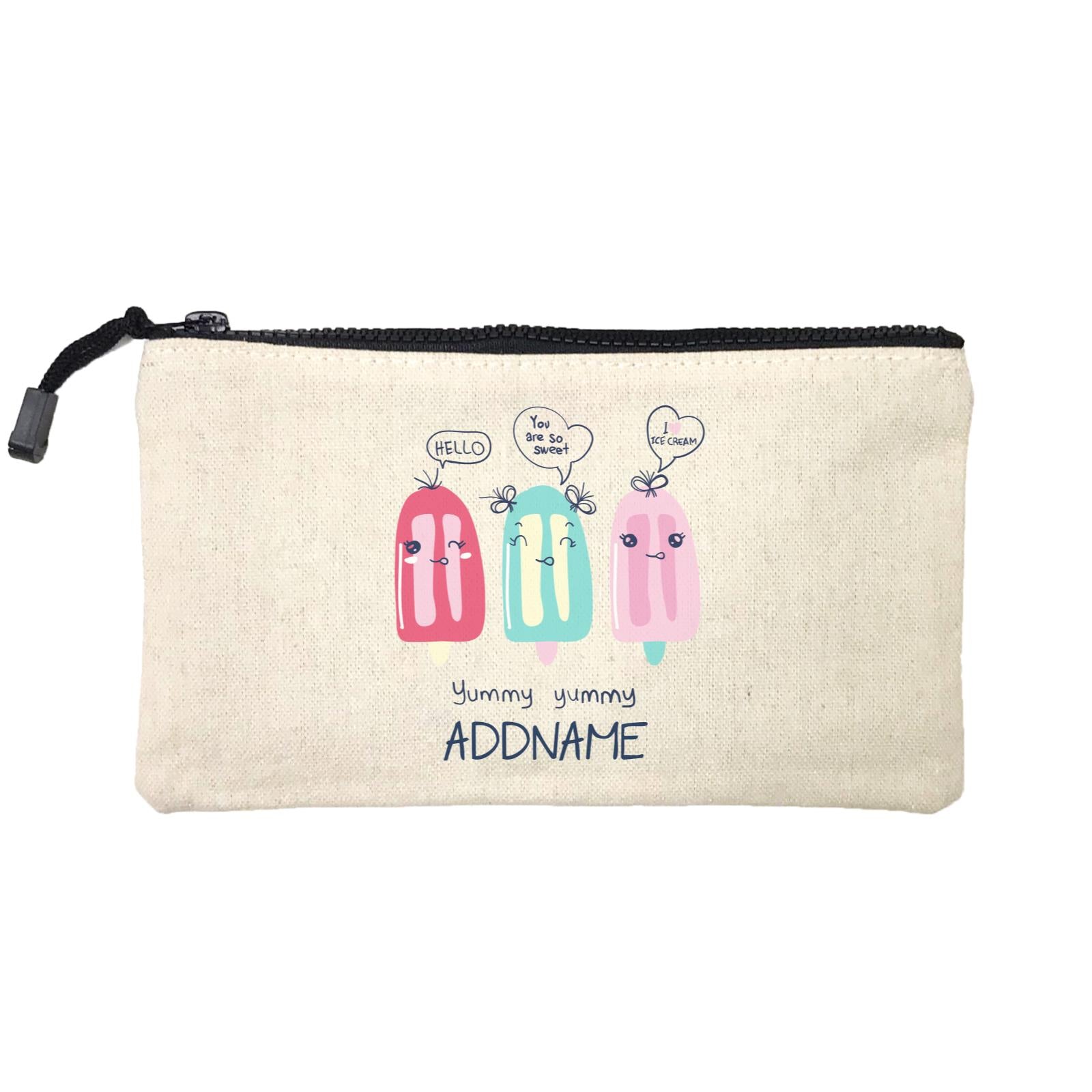 Cool Vibrant Series Yummy Ice Cream Addname Mini Accessories Stationery Pouch