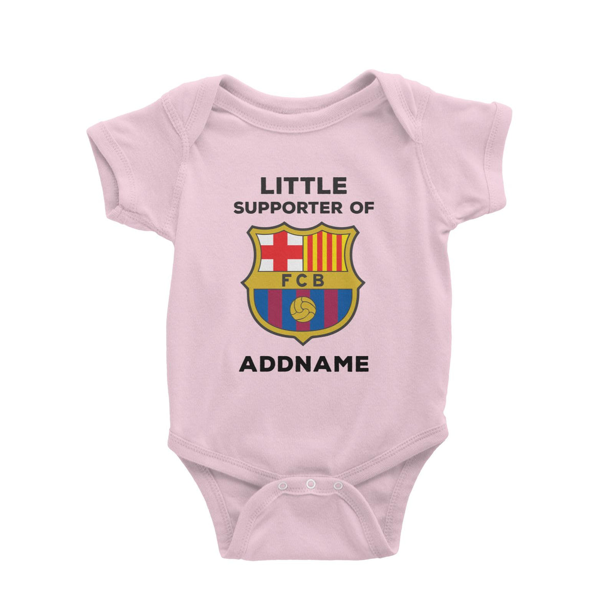 FC Barcelona Little Supporter Personalizable with Name Baby Romper