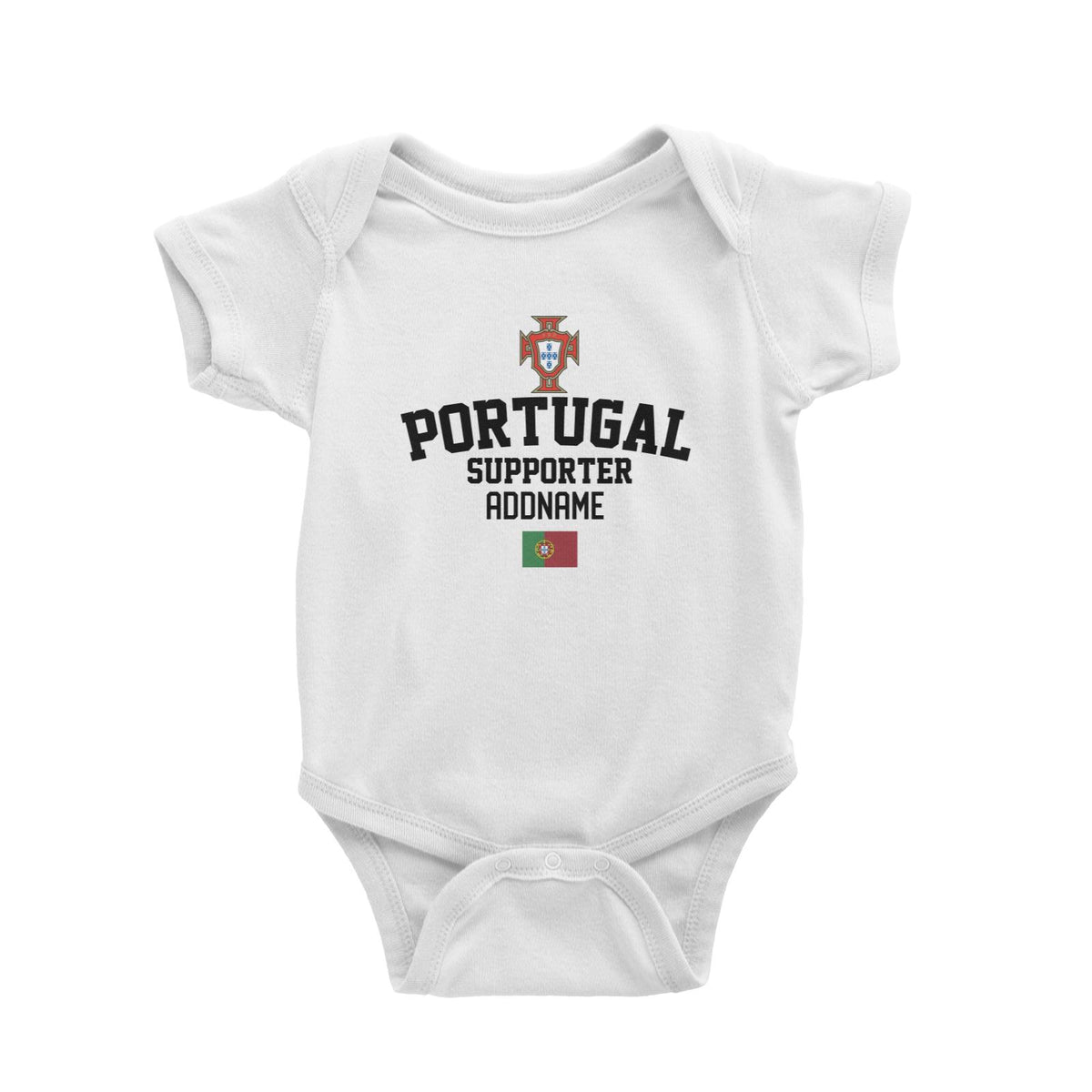 Portugal Supporter World Cup Addname Baby Romper