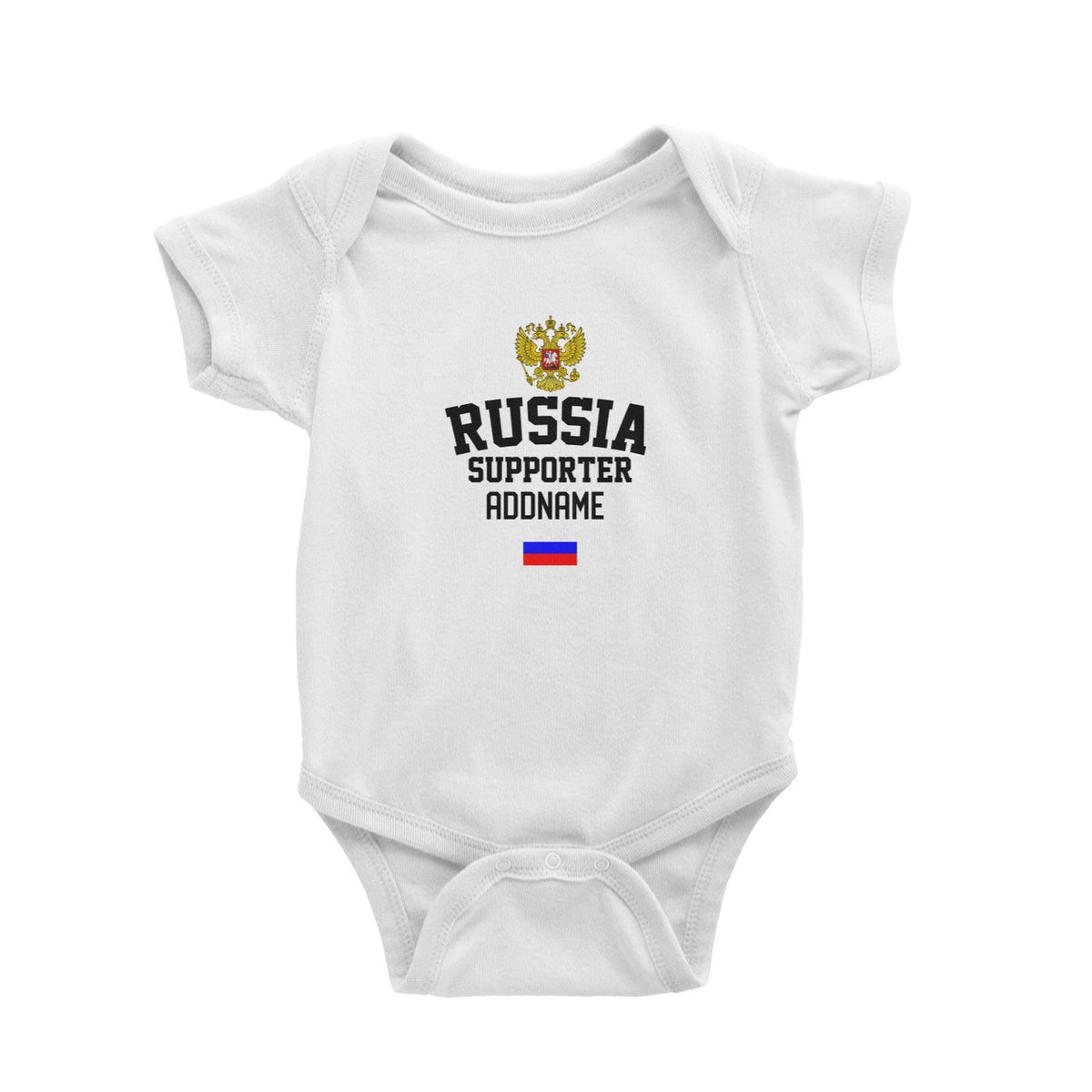 Russia Supporter World Cup Addname Baby Romper