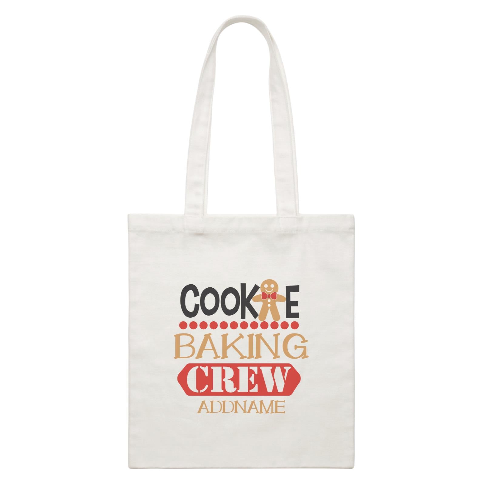 Xmas Cookie Baking Crew Canvas Bag