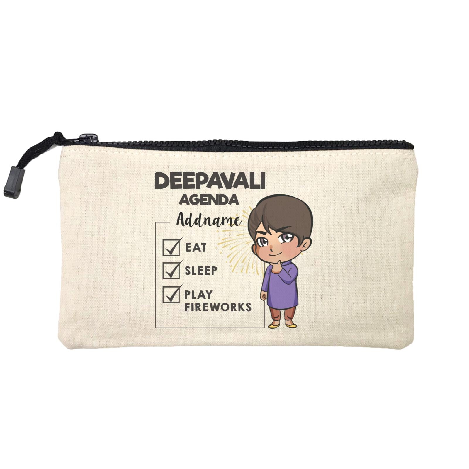 Deepavali Chibi Little Boy Agenda Addname Mini Accessories Stationery Pouch