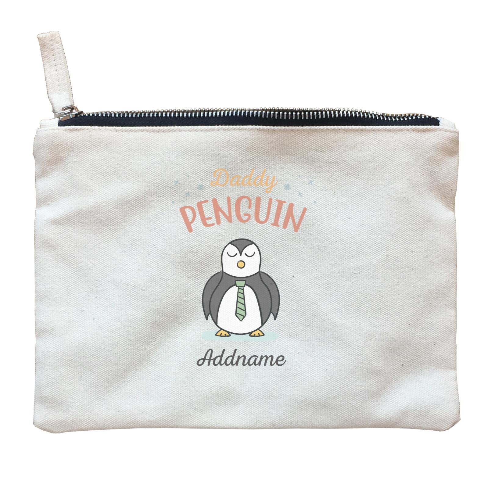 Penguin Family Daddy Penguin Addname Zipper Pouch