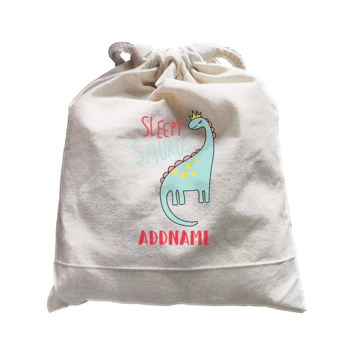 Cool Vibrant Series Sleepysaurus Addname Satchel
