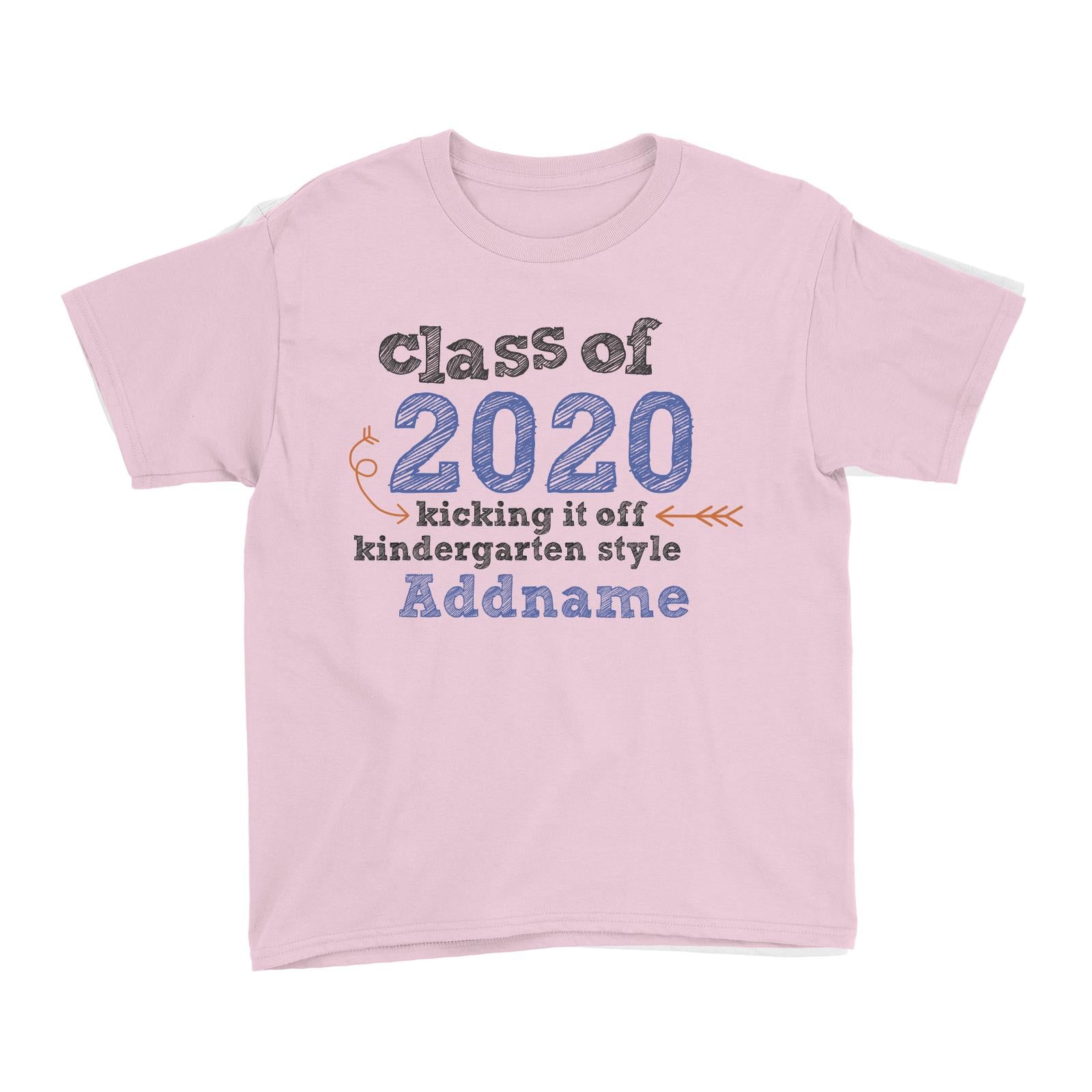 Graduation Series Kicking it off Kindergarten Style Kid's T-Shirt