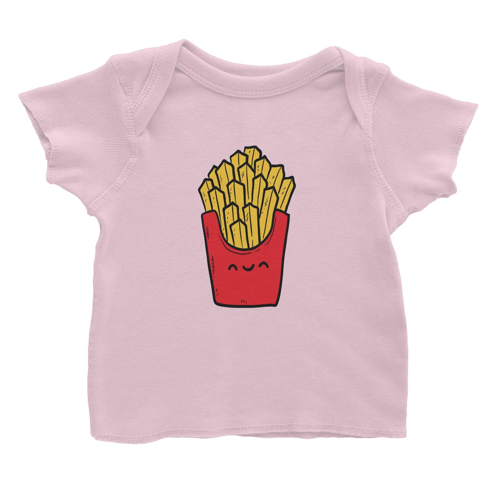 Fast Food Fries Baby T-Shirt  Matching Family Comic Cartoon