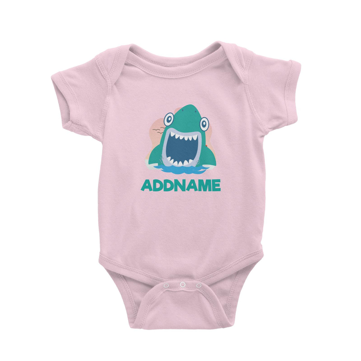 Cute Shark  Baby Romper