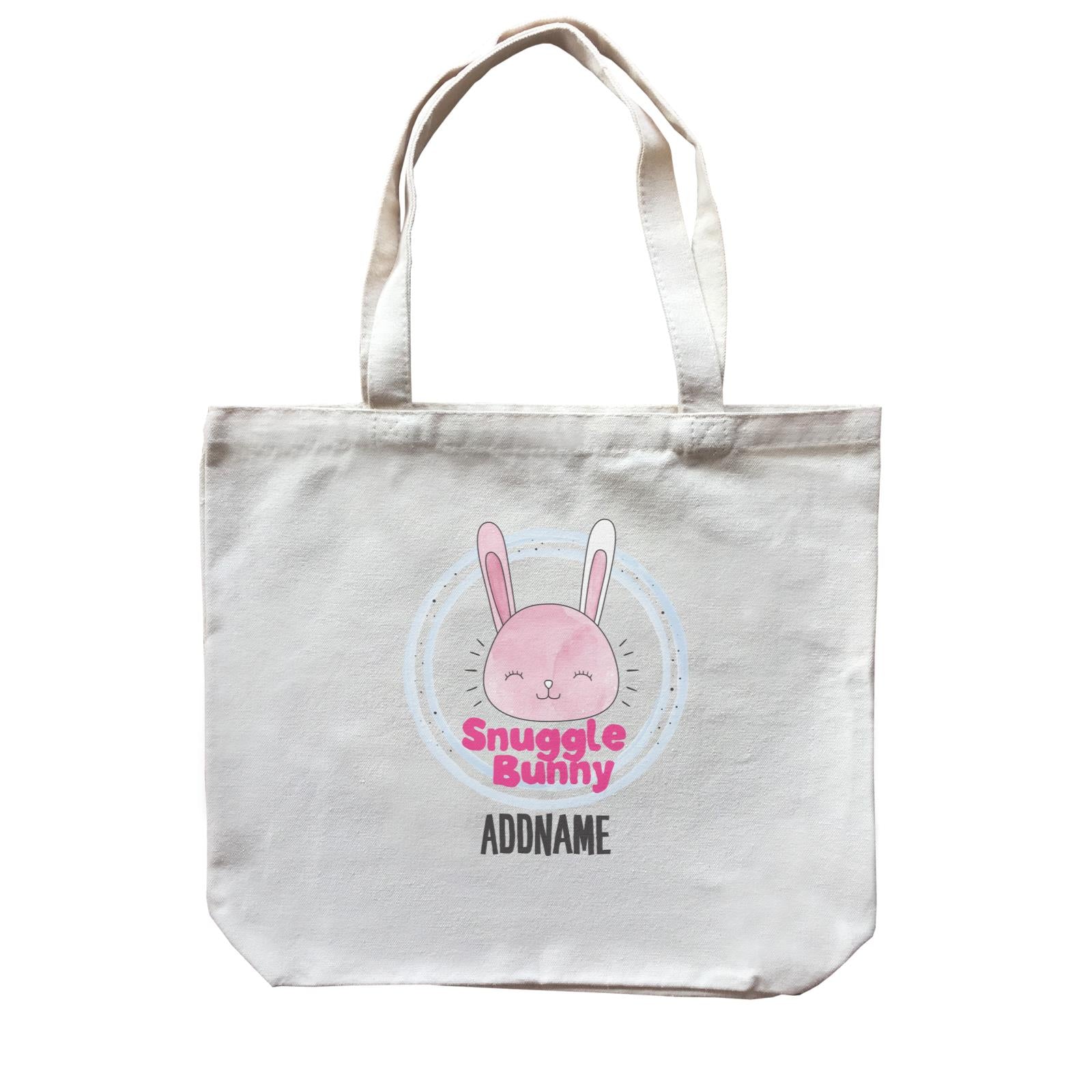 Cool Vibrant Series Snuggle Bunny Addname Canvas Bag