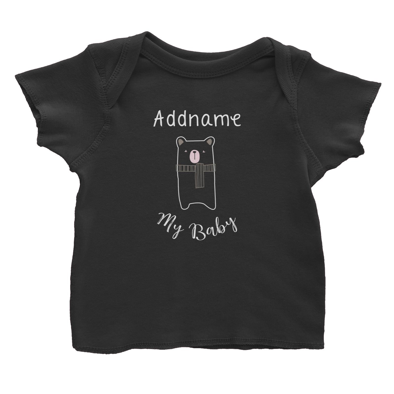 Cute Animals and Friends Series 2 Bear Addname My Baby Baby T-Shirt