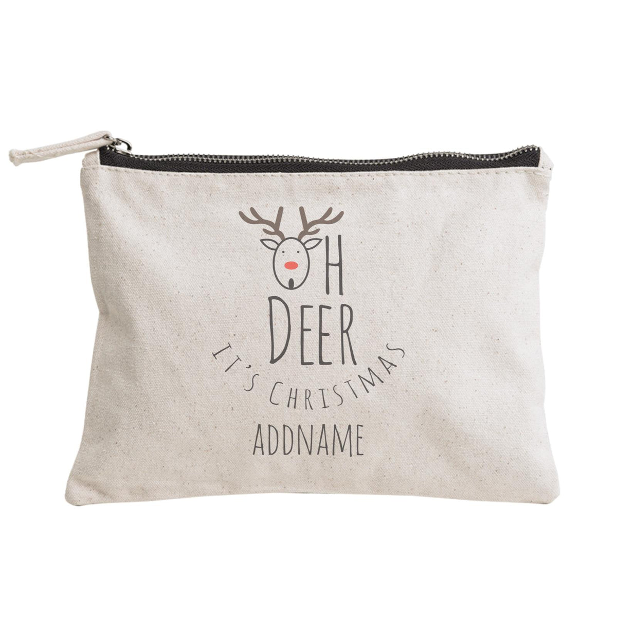 Christmas Series Oh Deer It's Christmas Zipper Pouch