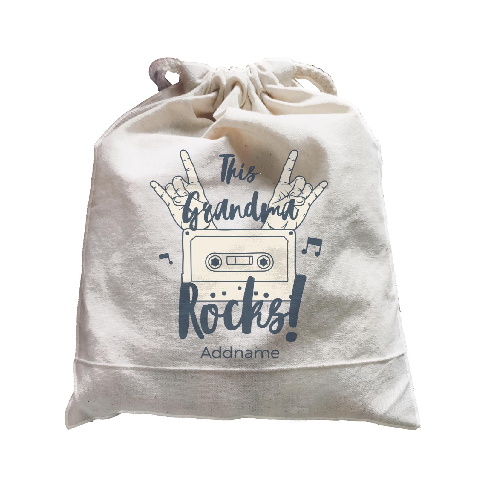 Awesome Mom 1 This Grandma Rocks! Cassette Addname Satchel