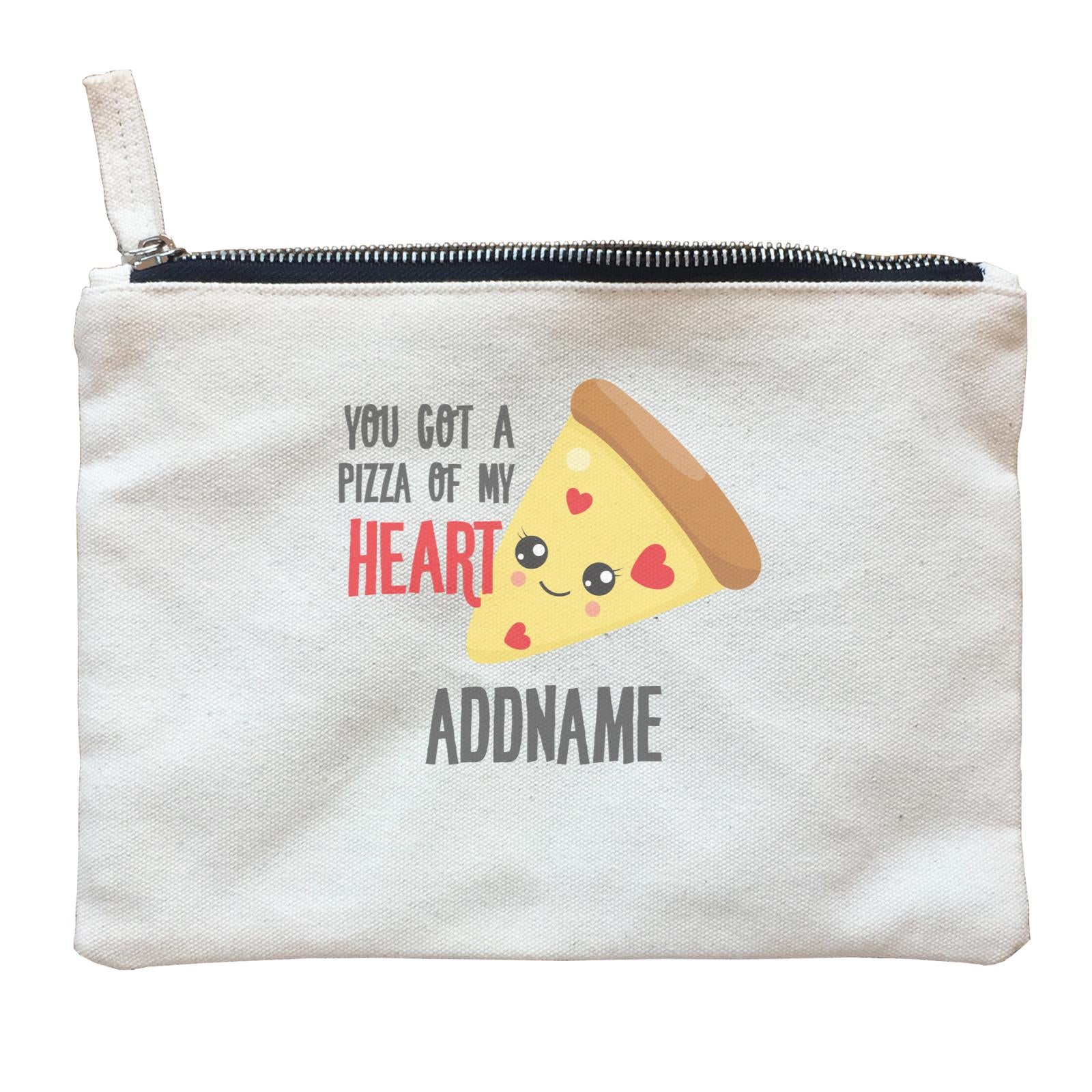 Love Food Puns You Got A Pizza Of My Heart Addname Zipper Pouch