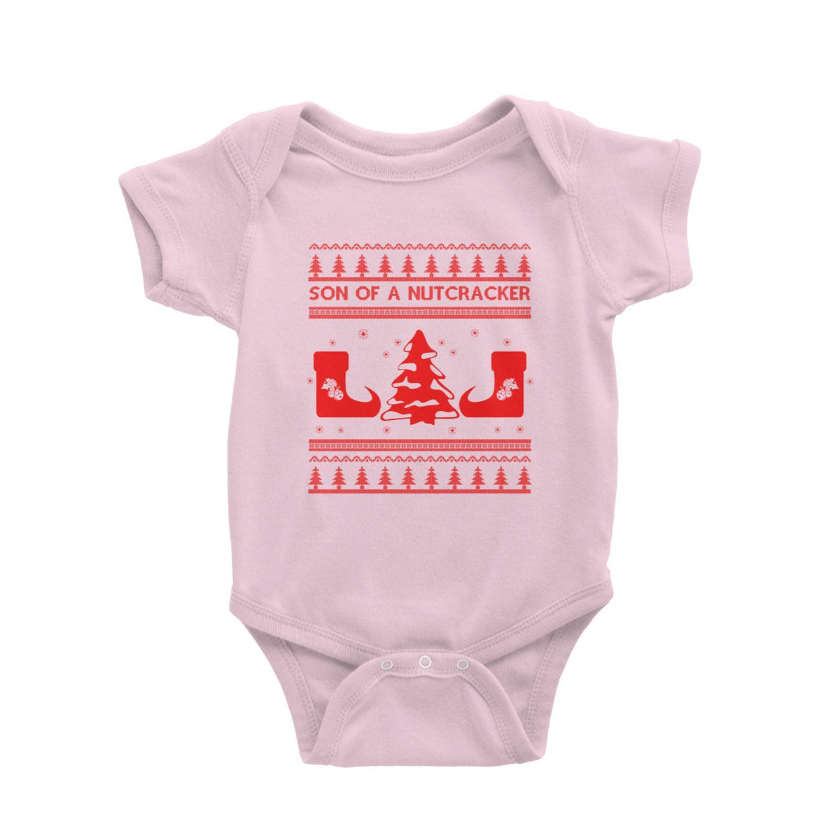 Son Of A Nutcracker Ugly Christmas Baby Romper  Funny