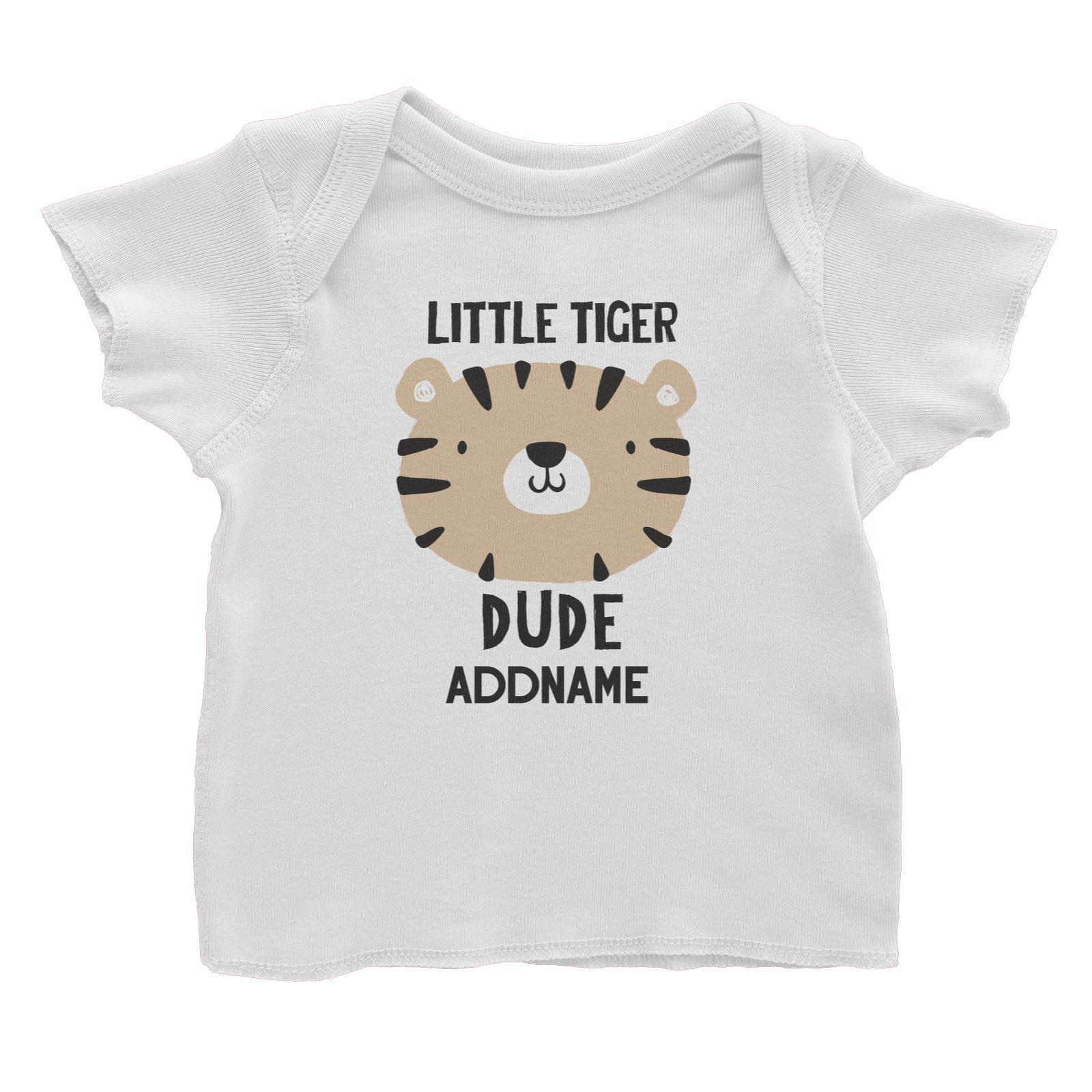 Little Tiger Dude Addname Baby T-Shirt
