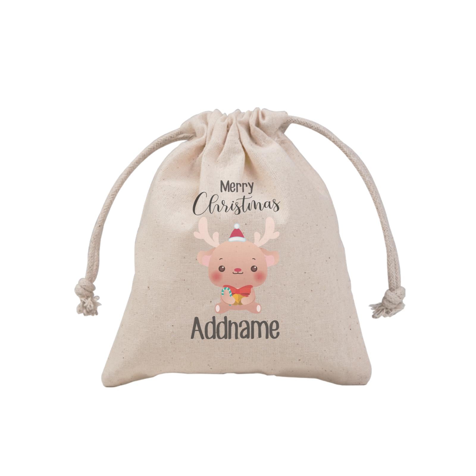 Christmas Cute Animal Series Deer Merry Christmas MP Mini Pouch