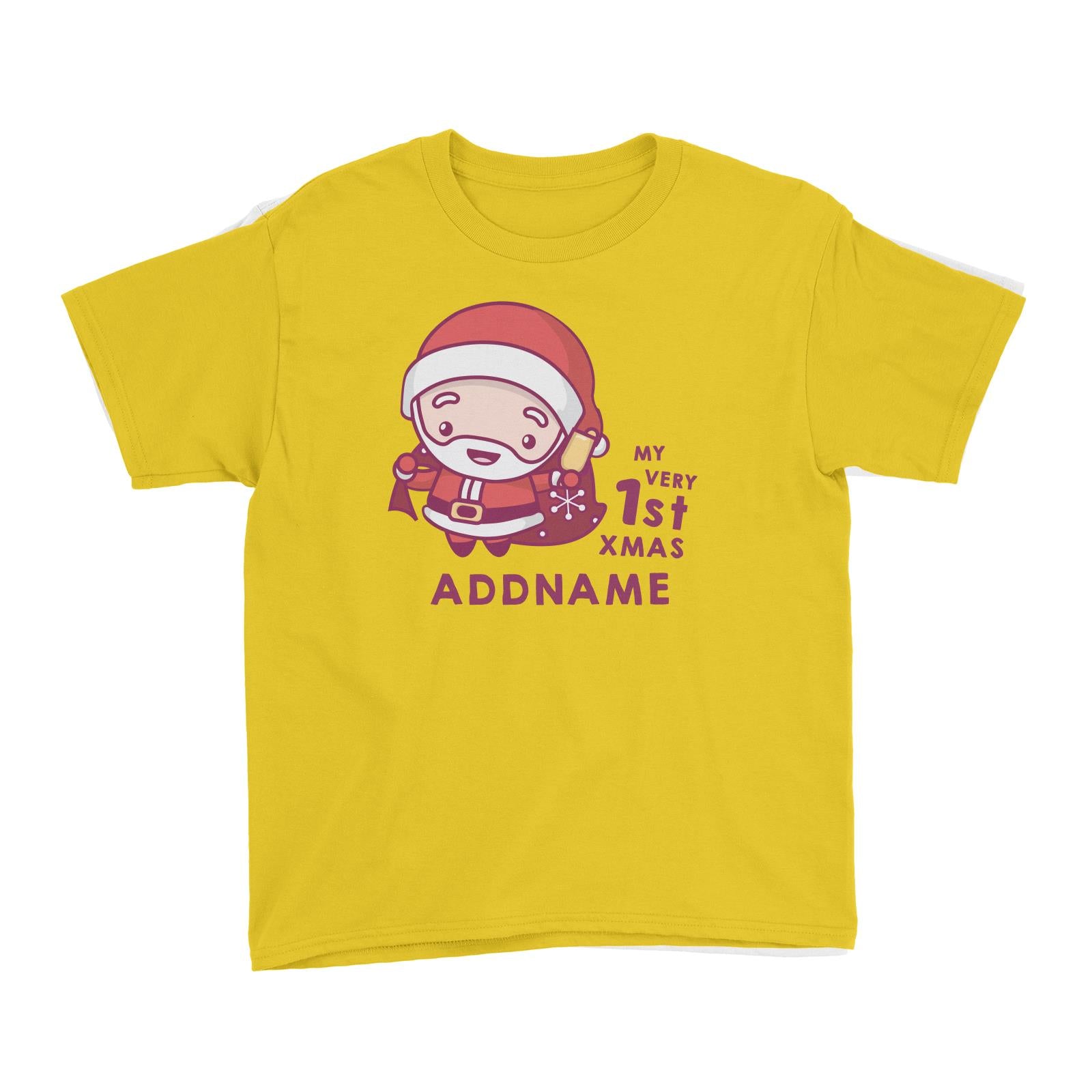 Christmas My Very 1st Santa Addname Kid's T-Shirt