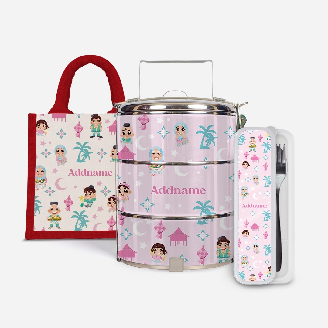 Seindah Lebaran Series - Set Kasih Pastel Pink