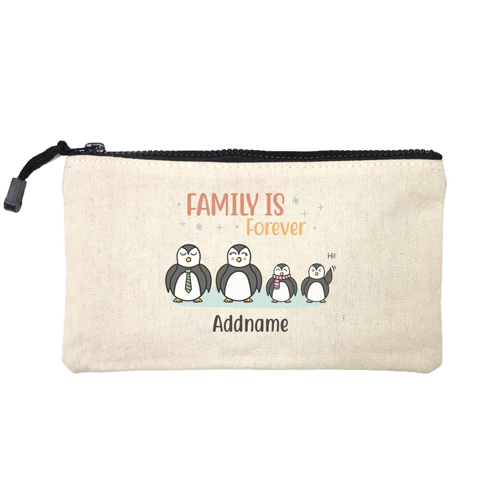 Penguin Family Family Is Forever Penguin Group Line Addname Mini Accessories Stationery Pouch