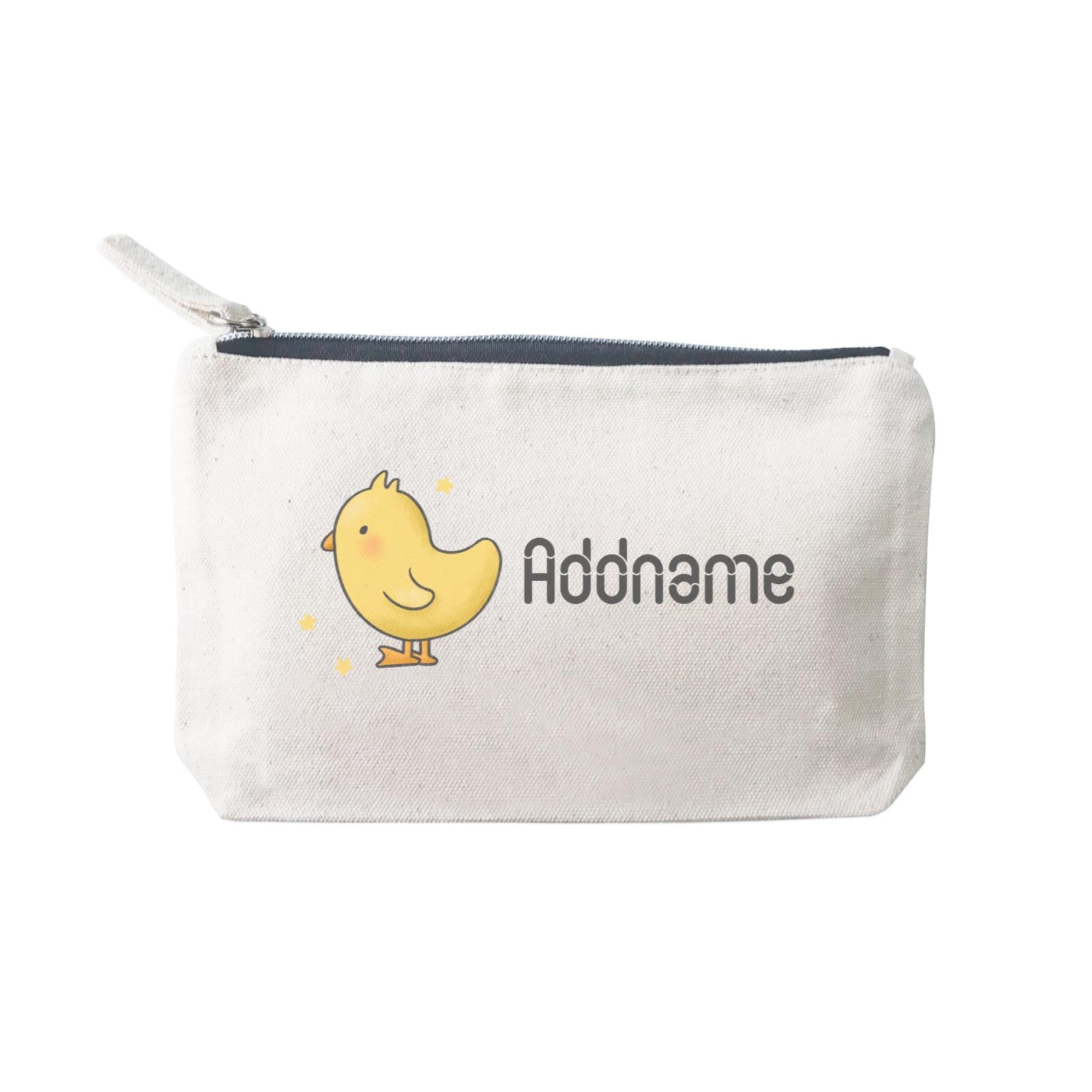 Cute Hand Drawn Style Chick Addname SP Stationery Pouch 2
